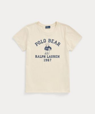 POLO RALPH LAUREN WOMENS (Women)/ポロ ラルフ ローレン Ｐｏｌｏ　　ベア　コットン　ジャージー　Ｔシャツ　ＷＭＰＯＫＮＩＮＣＵ２１０７３