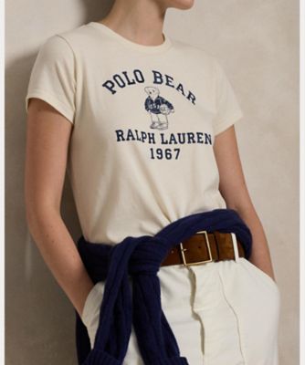 Ｐｏｌｏ　　ベア　コットン　ジャージー　Ｔシャツ　ＷＭＰＯＫＮＩＮＣＵ２１０７３