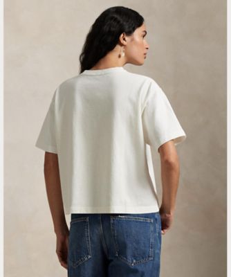 ロゴ　コットン　ジャージー　クルーネック　Ｔシャツ　ＷＭＰＯＫＮＩＮＣＵ２１１２７