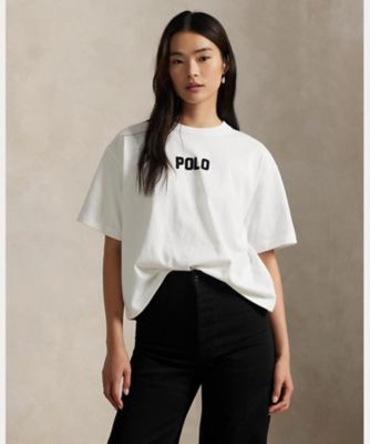 ロゴ　コットン　ジャージー　クルーネック　Ｔシャツ　　ＷＭＰＯＫＮＩＮＣＵ２１１７４