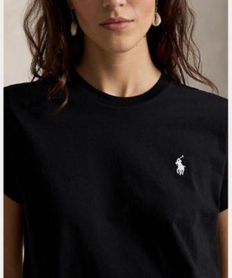 クラシック フィット コットン ジャージー クルーネック Tシャツ