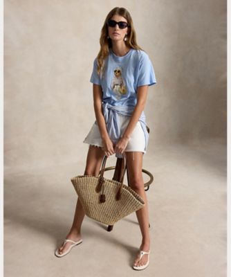 Polo ベア コットン ジャージー Tシャツ