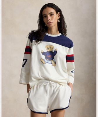 ★★POLO RALPH LAUREN　Polo ベア ジャージー Tシャツ★★ クラシック フィット Polo ベア ジャージー Tシャツ
