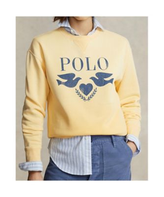 ロゴ グラフィック フリース クルーネック スウェットシャツ | POLO 