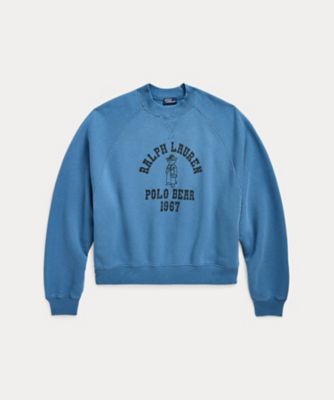 Polo ベア オーバーサイズ フリース クルーネック（スウェット