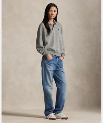 ライトウェイト フリース ロングスリーブ ポロ