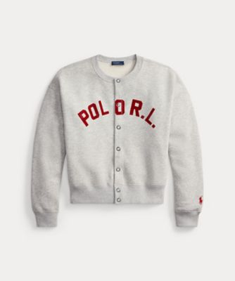 ＜POLO RALPH LAUREN WOMENS (Women)＞ロゴ　フリース　カーディガン　ＷＭＰＯＫＮＩＮＦＢ２０９６０