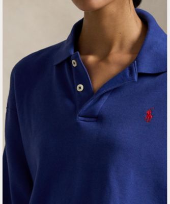 ポロカラー フリース プルオーバー WMPOKNINFB20961