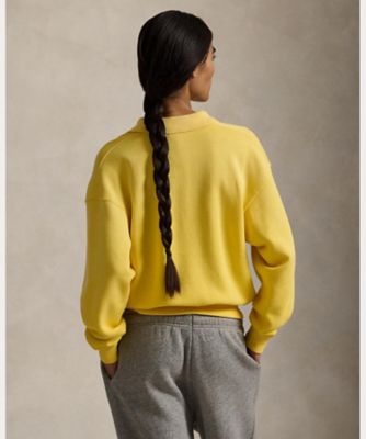 ポロカラー フリース プルオーバー WMPOKNINFB20963