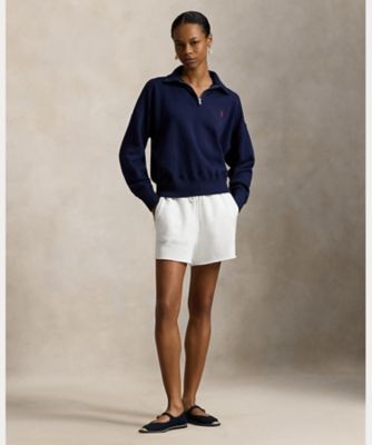 ライトウェイト フリース クォータージップ