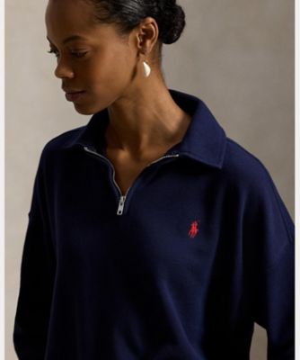 ライトウェイト フリース クォータージップ