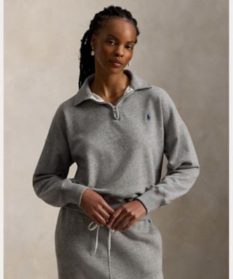 ライトウェイト フリース クォータージップ