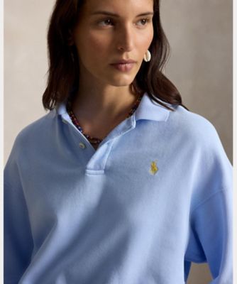 POLO RALPH LAUREN ライトウェイト フリース ロングスリーブポロ ライトウェイト フリース ロングスリーブ ポロ