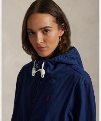美品P ポロ・ラルフローレン レディース レトロ風ジャケットSP POLO RALPH LAUREN（ポロ・ラルフローレン） コート アウター コットン
