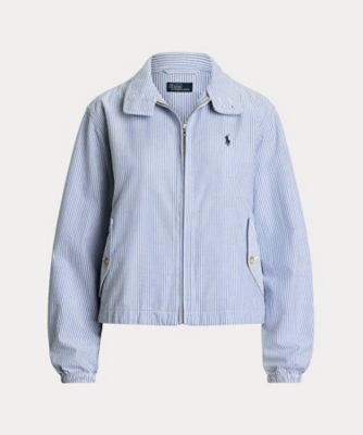 ＜POLO RALPH LAUREN WOMENS (Women)＞ストライプド　コットン　シアサッカー　ジャケット　ＷＭＰＯＯＴＷＮ５Ａ２０１００
