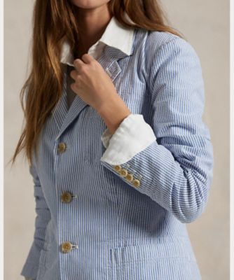 ラルフローレン ホワイトブレザー XSサイズ ワッペン 美品