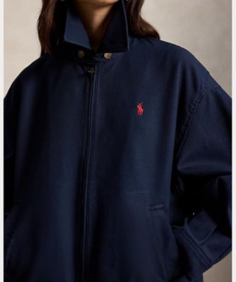 美品 POLO RALPH LAUREN コットンストレッチ ダブルジャケット ダブルフェイスド コットン ジャケット