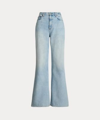 POLO RALPH LAUREN WOMENS (Women)/ポロ ラルフ ローレン ハイライズ ワイドレッグ ジーンズ WMPOPNTNDL20296