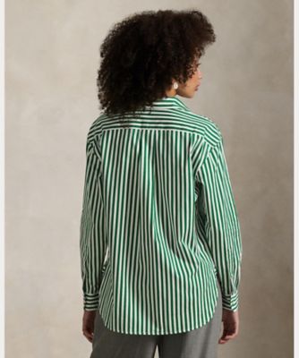 ストライプド コットン シャツ WMPOSHTNDN20292 | POLO