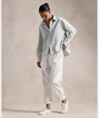 リラックスド　フィット　シャンブレー　シャツ