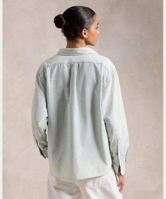 リラックスド　フィット　シャンブレー　シャツ