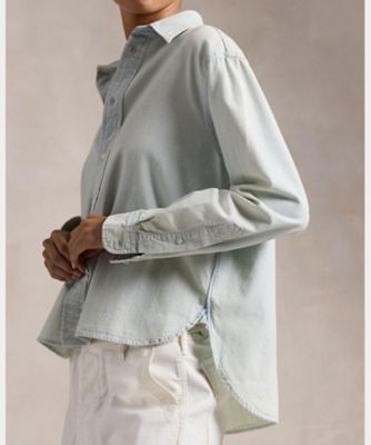 リラックスド　フィット　シャンブレー　シャツ