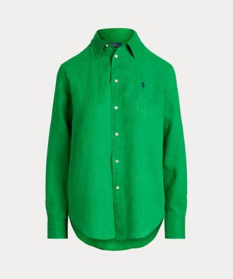 POLO RALPH LAUREN WOMENS (Women)/ポロ ラルフ ローレン クラシック フィット リネン シャツ WMPOSHTNDO20766