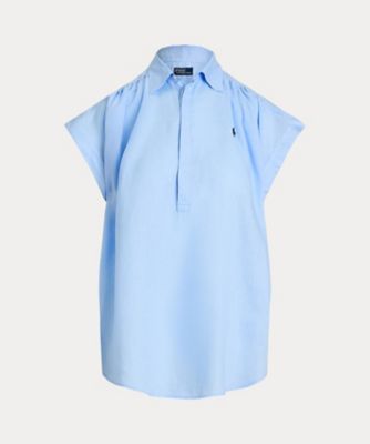 ＜POLO RALPH LAUREN WOMENS (Women)＞リネン　ポップオーバー　シャツ　ＷＭＰＯＳＨＴＮＤＯ２０７６９