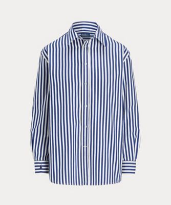 ＜POLO RALPH LAUREN WOMENS (Women)＞オーバーサイズ　フィット　ストライプド　コットン　シャツ　ＷＭＰＯＳＨＴＮＤＯ２０８４３