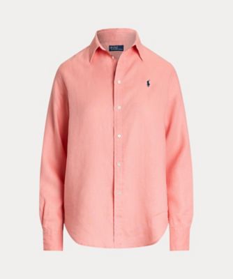 ＜POLO RALPH LAUREN WOMENS (Women)＞クラシック　フィット　リネン　シャツ　ＷＭＰＯＳＨＴＮＤＯ２０８４４