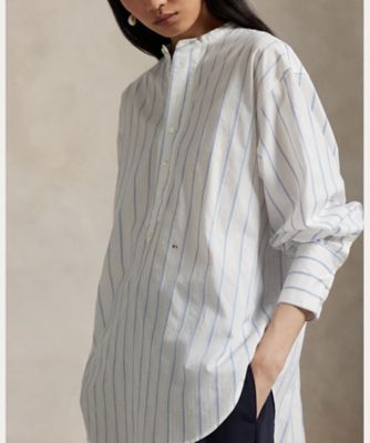 デッドストック！ラルフローレン★ベージュ　M◎ヘビーウェイトコットンBDシャツ★ 90s Ralph Lauren ラルフローレン BLAKE ブレイク シルク×リネン