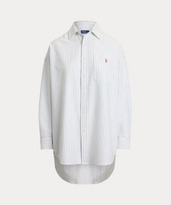 POLO RALPH LAUREN WOMENS (Women)/ポロ ラルフ ローレン ビッグ　コットン　オックスフォード　シャツ　ＷＭＰＯＳＨＴＮＤＯ２０９００