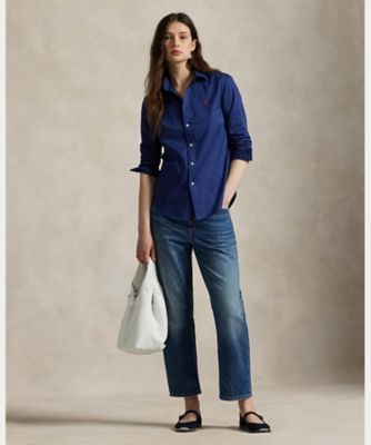 クラシック フィット コットン ツイル シャツ