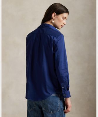 クラシック フィット コットン ツイル シャツ