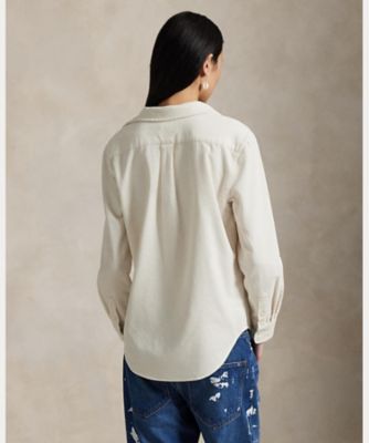 クラシック フィット コットン コーデュロイ シャツ