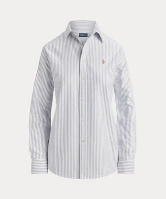 クラシック フィット ストライプド オックスフォード シャツ