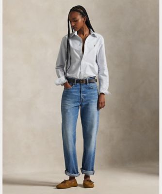 クラシック フィット ストライプド オックスフォード シャツ