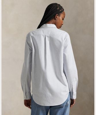 クラシック フィット ストライプド オックスフォード シャツ