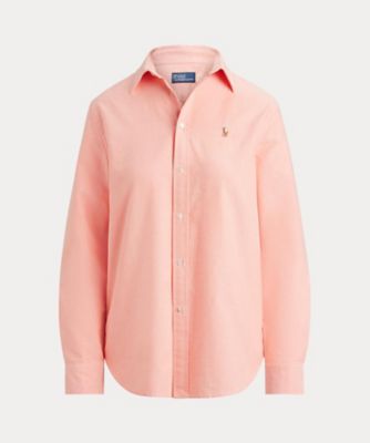 クラシック フィット ストライプド リネン シャツ