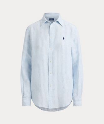 ＜POLO RALPH LAUREN WOMENS (Women)＞クラシック　フィット　ストライプド　リネン　シャツ　ＷＭＰＯＳＨＴＮＤＯ２１０７４