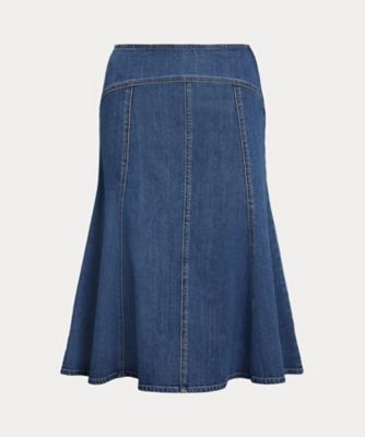 ＜POLO RALPH LAUREN WOMENS (Women)＞パネルド　デニム　Ａライン　スカート　ＷＭＰＯＳＫＴＮＤＣ２０１０８