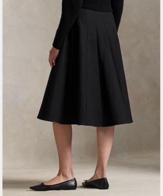 ギャバジン Aライン スカート WMPOSKTNDC20127 | POLO
