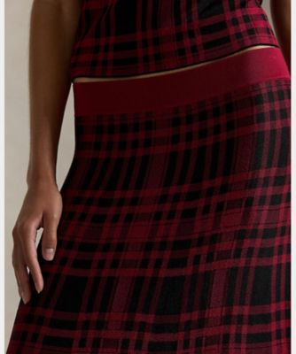 チェック セーター スカート WMPOSKTNDC20128 | POLO