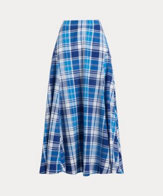 チェック リネン マキシスカート | ファッション・服 | 三越伊勢丹  