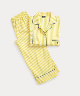 ＜POLO RALPH LAUREN WOMENS (Women)＞ストライプド　ポプリン　ロングスリーブ　パジャマ　セット　ＷＭＰＯＳＬＰＮＤＵ２００２６