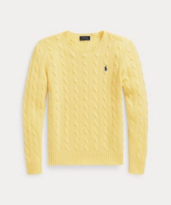 ＜POLO RALPH LAUREN WOMENS (Women)＞ケーブル　ウールカシミヤ　クルーネック　セーター　ＷＭＰＯＳＷＥＮＣ０２０４１０