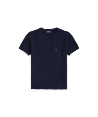 ＜POLO RALPH LAUREN WOMENS (Women)＞ケーブル　ウールカシミヤ　ショートスリーブ　セーター　ＷＭＰＯＳＷＥＮＣ０２０４１９