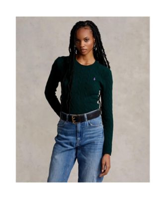 ケーブル ウールカシミヤ クルーネック セーター | POLO RALPH LAUREN