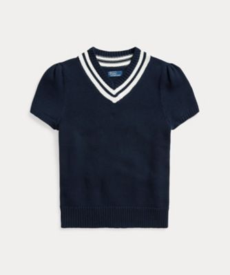 ショートスリーブ コットン クリケット セーター | POLO RALPH LAUREN WOMENS (Women)/ポロ ラルフ ローレン |  三越伊勢丹オンラインストア・通販【公式】