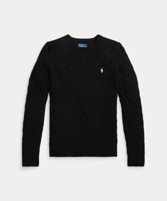 ＜POLO RALPH LAUREN WOMENS (Women)＞ケーブル　ウールカシミヤ　クルーネック　セーター　ＷＭＰＯＳＷＥＮＣ０２１２１９